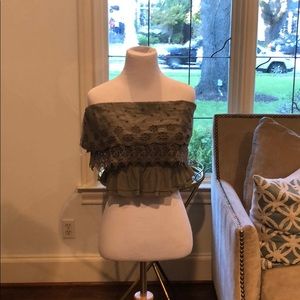 Cute Casual Green Crop Top